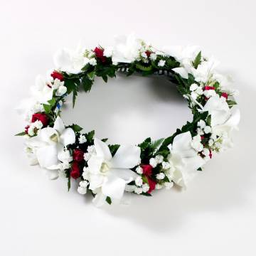 Fresh Dendrobium Orchid Haku Headband