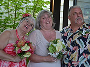 hawaiian leis wedding family