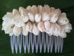 Fresh Fragrant Pikake Hair Comb